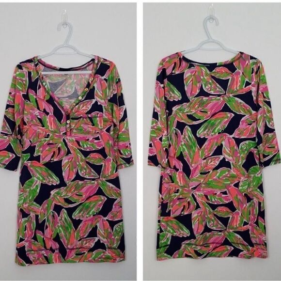 Lilly Pulitzer Palmetto Bright Navy In The Vias Dress - Picture 15 of 15